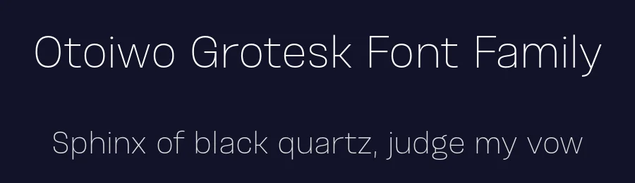Otoiwo Grotesk Font Family by Pepper Type — Decorative Font — thumbnail 2