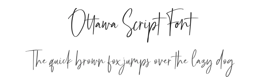 Ottawa Script Font by Letteralle β Script Handwritten Font
