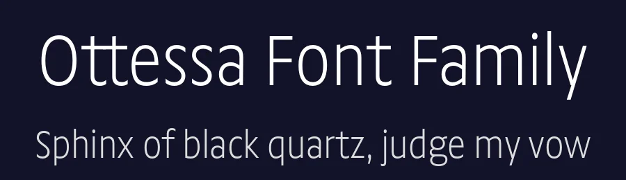 Ottessa Font Family by Philipp Neumeyer — Display Font — thumbnail 2