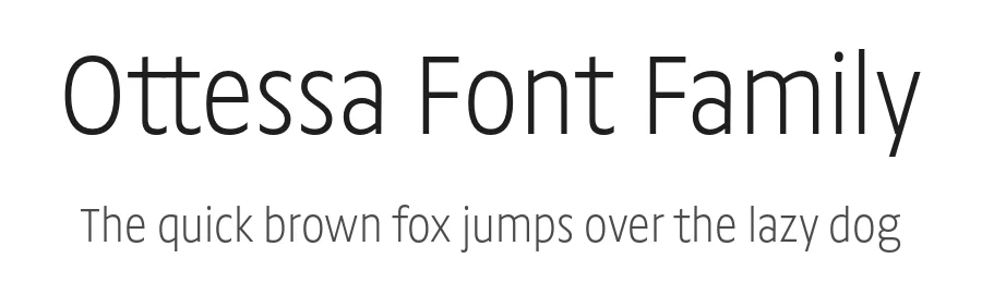 Ottessa Font Family by Philipp Neumeyer — Display Font