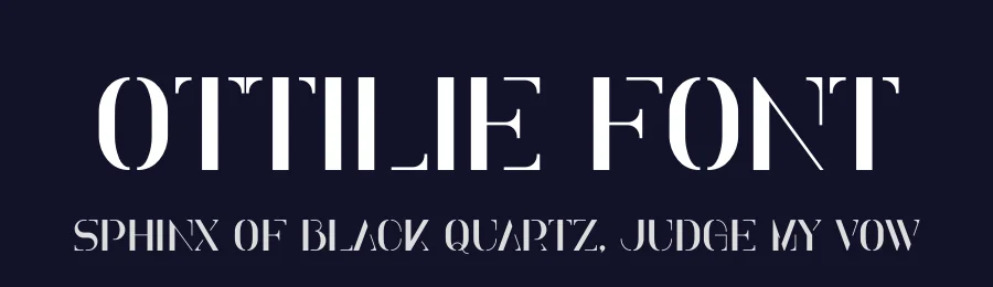 Ottilie Font by vpcreativeshop — Display Font — thumbnail 2