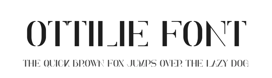 Ottilie Font by vpcreativeshop — Display Font