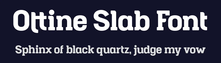 Ottine Slab Font by Ardyanatypes — Slab Serif Font — thumbnail 2