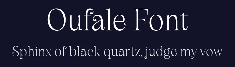 Oufale Font by Glyphofik x GudPap — Serif Font — thumbnail 2