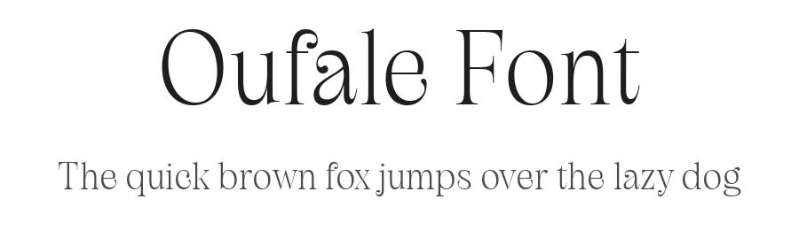 Oufale Font by Glyphofik x GudPap — Serif Font