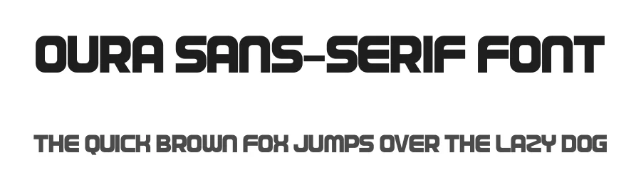 Oura Sans-Serif Font by Funtype — Decorative Font