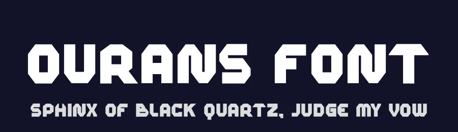 Ourans Font by hayoyuka8 — Display Font — thumbnail 2