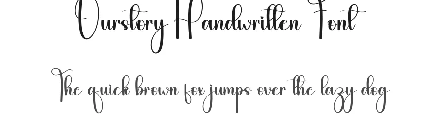 Ourstory Handwritten Font by andikastudio — Script Handwritten Font