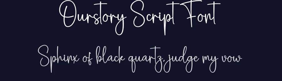 Ourstory Script Font by creativeletter — Script Handwritten Font — thumbnail 2