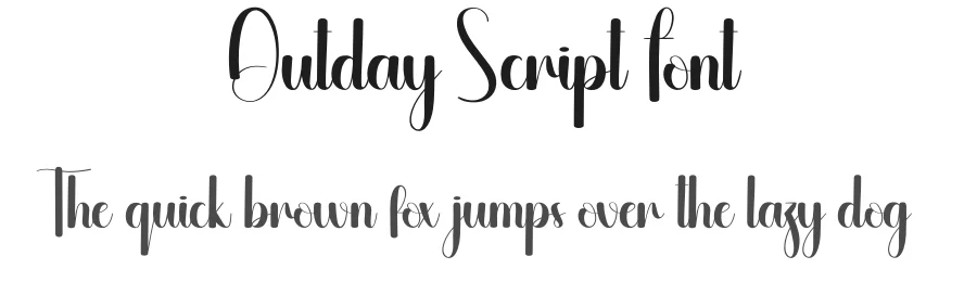 Outday Script Font by andikastudio — Script Handwritten Font