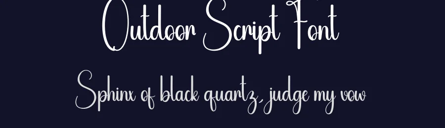 Outdoor Script Font by creativeletter — Script Handwritten Font — thumbnail 2