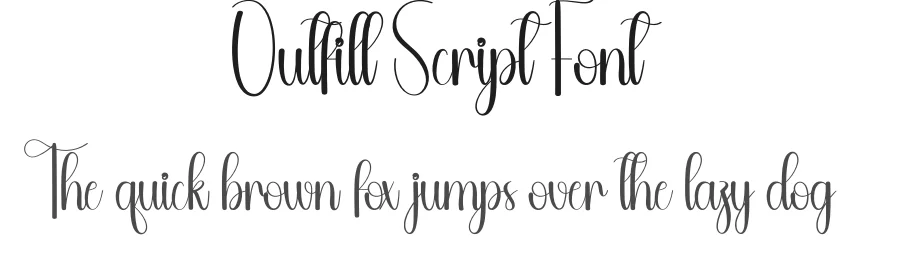 Outfill Script Font by andikastudio — Script Handwritten Font