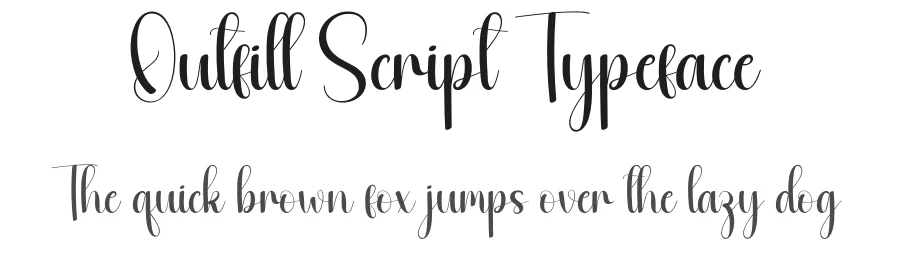 Outfill Script Typeface by andikastudio — Script Handwritten Font
