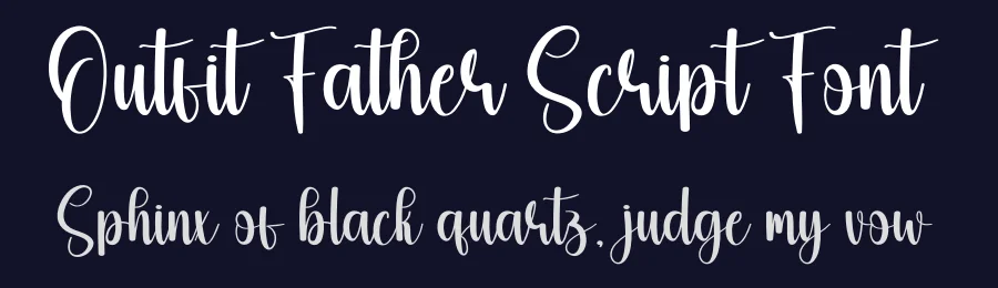 Outfit Father Script Font by creativeletter — Script Handwritten Font — thumbnail 2