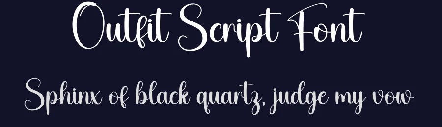Outfit Script Font by creativeletter — Script Handwritten Font — thumbnail 2