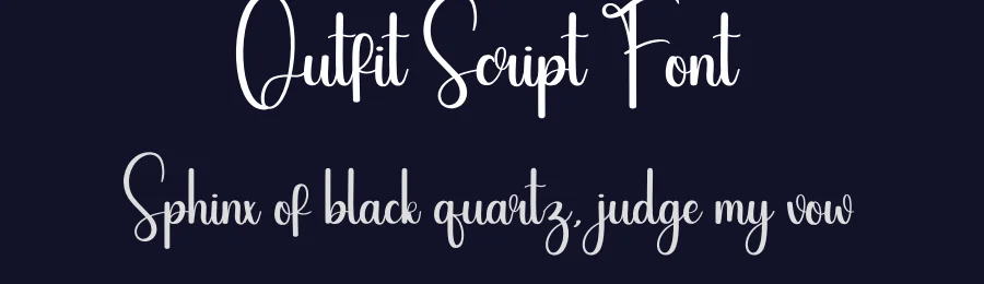 Outfit Script Font by creativeletter — Script Handwritten Font — thumbnail 2