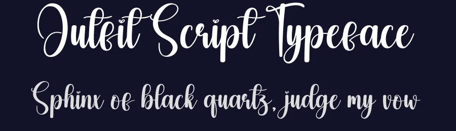 Outfit Script Typeface by creativeletter — Script Handwritten Font — thumbnail 2