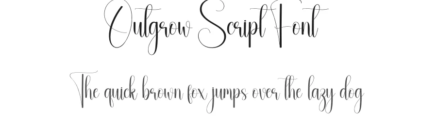 Outgrow Script Font by andikastudio — Script Handwritten Font