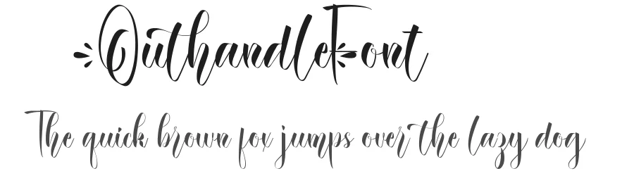 Outhandle Font by VinType — Script Handwritten Font