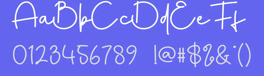 Outline Handwritten Script Font by creativeletter — Script Handwritten Font — thumbnail 3