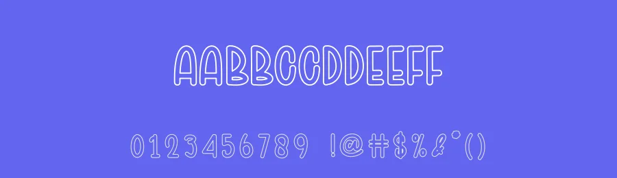Outline – Playful And Unique Font by andikastudio — Display Font — thumbnail 3
