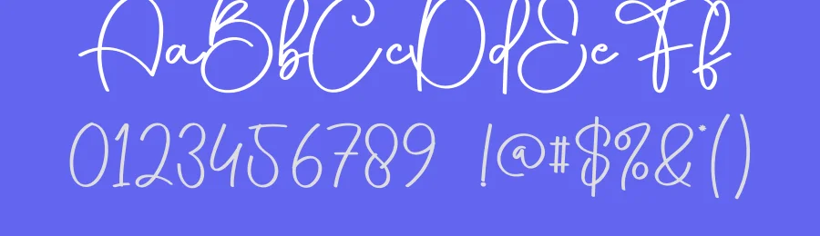 Outline Script Font by creativeletter — Script Handwritten Font — thumbnail 3