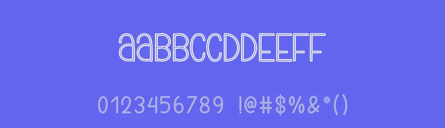 Outline Valentine Display Font by andikastudio — Display Font — thumbnail 3