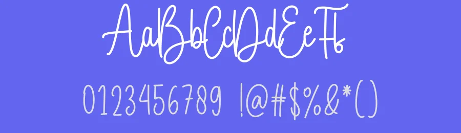 Outlined Script Font by creativeletter — Script Handwritten Font — thumbnail 3