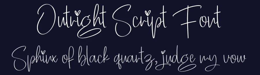 Outright Script Font by creativeletter — Script Handwritten Font — thumbnail 2