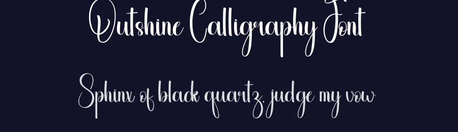 Outshine Calligraphy Font by andikastudio — Script Handwritten Font — thumbnail 2