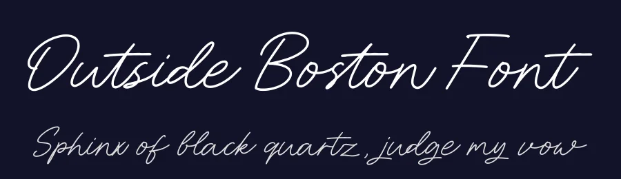 Outside Boston Font by Rahagita Studio — Script Handwritten Font — thumbnail 2
