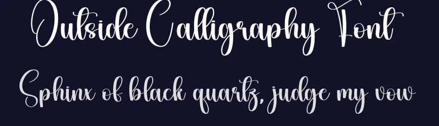 Outside Calligraphy Font by andikastudio — Script Handwritten Font — thumbnail 2