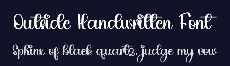 Outside Handwritten Font by inermediaSTUDIO — Script Handwritten Font — thumbnail 2