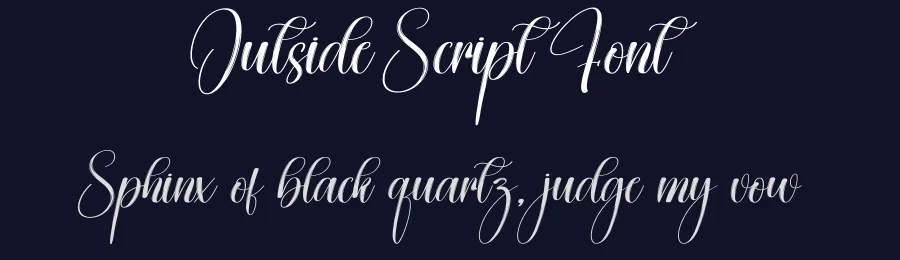Outside Script Font by creativeletter — Script Handwritten Font — thumbnail 2