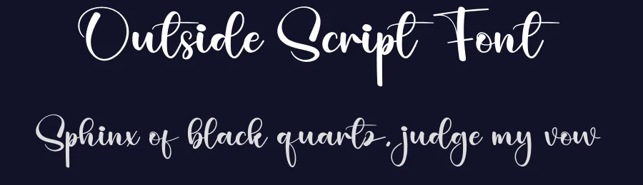 Outside Script Font by creativeletter — Script Handwritten Font — thumbnail 2