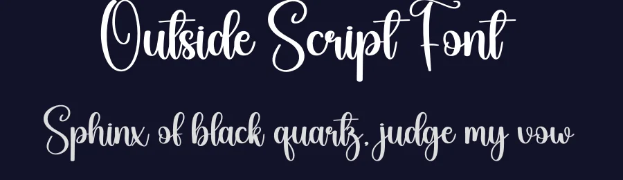 Outside Script Font by creativeletter — Script Handwritten Font — thumbnail 2