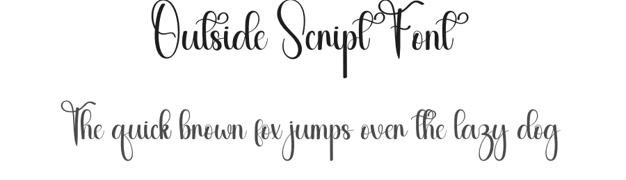 Outside Script Font by andikastudio — Script Handwritten Font