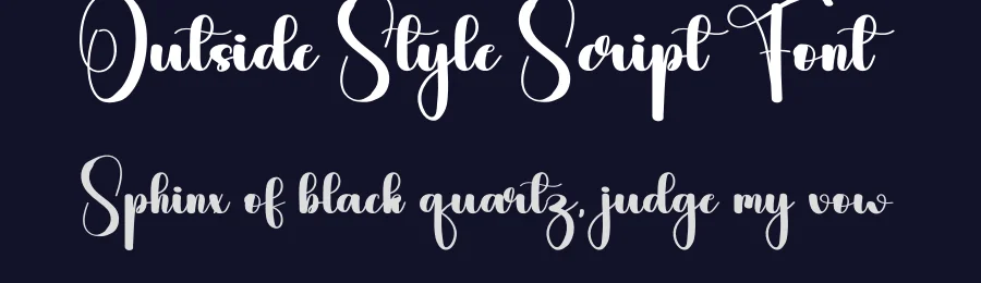 Outside Style Script Font by andikastudio — Script Handwritten Font — thumbnail 2
