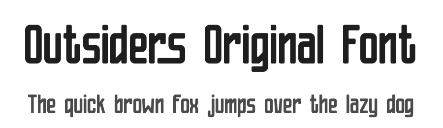 Outsiders Original Font by Denustudios — Decorative Font