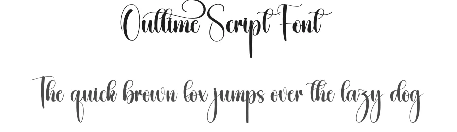Outtime Script Font by creativeletter — Script Handwritten Font