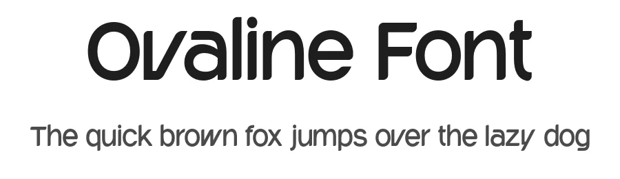 Ovaline Font by roomspace.cl — Display Font