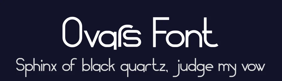 Ovars Font by hayoyuka8 — Display Font — thumbnail 2