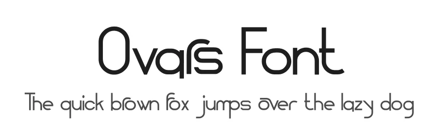 Ovars Font by hayoyuka8 — Display Font