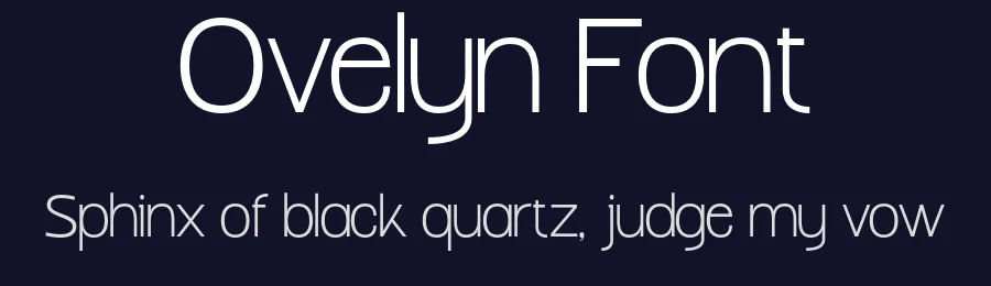 Ovelyn Font by roomspace.cl — Decorative Font — thumbnail 2