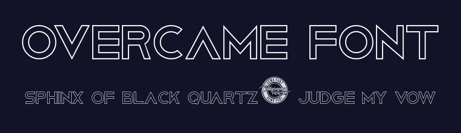 Overcame Font by CalligraphyFonts.net — Sans Serif Font — thumbnail 2
