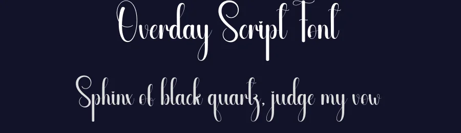 Overday Script Font by andikastudio — Script Handwritten Font — thumbnail 2