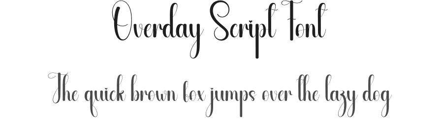 Overday Script Font by andikastudio — Script Handwritten Font