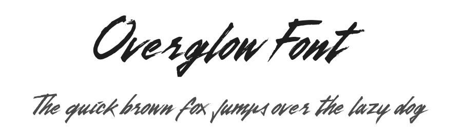 Overglow Font by Indieground Design Inc. — Script Handwritten Font