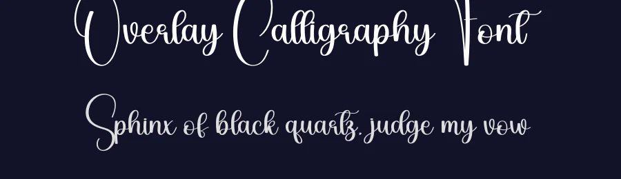 Overlay Calligraphy Font by creativeletter — Script Handwritten Font — thumbnail 2