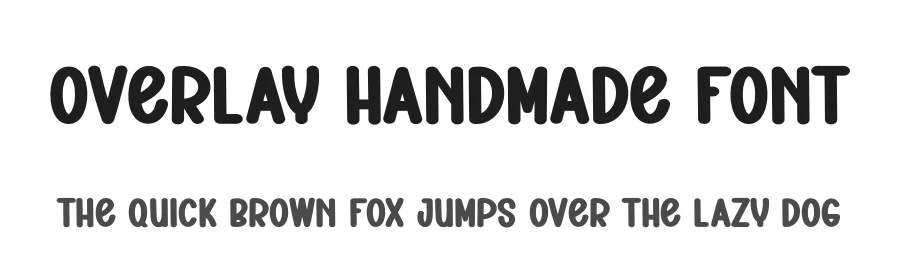 Overlay Handmade Font by andikastudio — Display Font